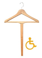 Percha Discapacitados